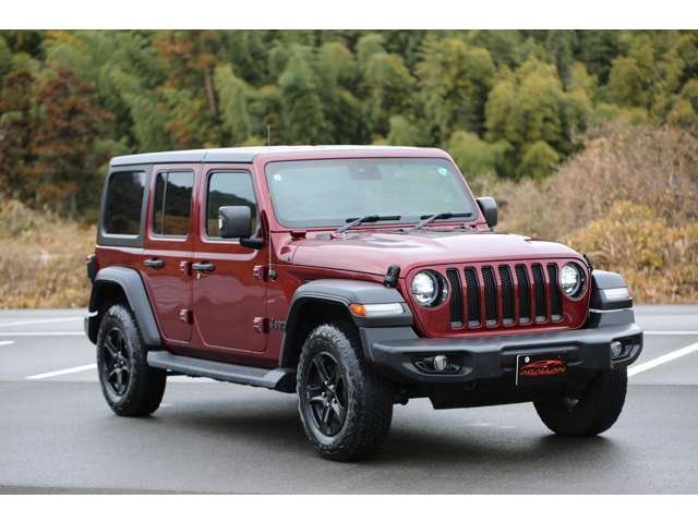 ジープ　ラングラーアンリミテッド　限定車　限定カラースナッズベリー　Ｂｌｕｅｔｏｏｔｈ接続　バックカメラ　ブラインドスポットモニター　お気軽にお問い合わせください！