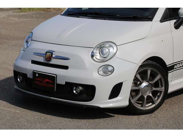 アバルト５００　５ＭＴ　入庫しました！マニュアルで走りの楽しいお車です！純正アルミホイール　ＥＴＣ　ＨＩＤ　ソリッドグレーがおしゃれです！お気軽にお問い合わせください！